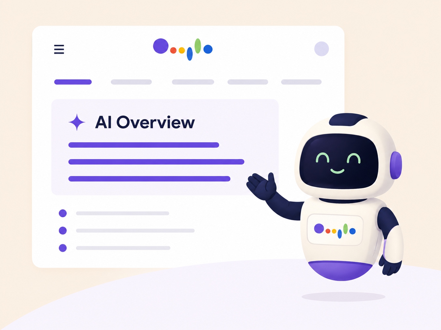 Abstract representation of search and optimization