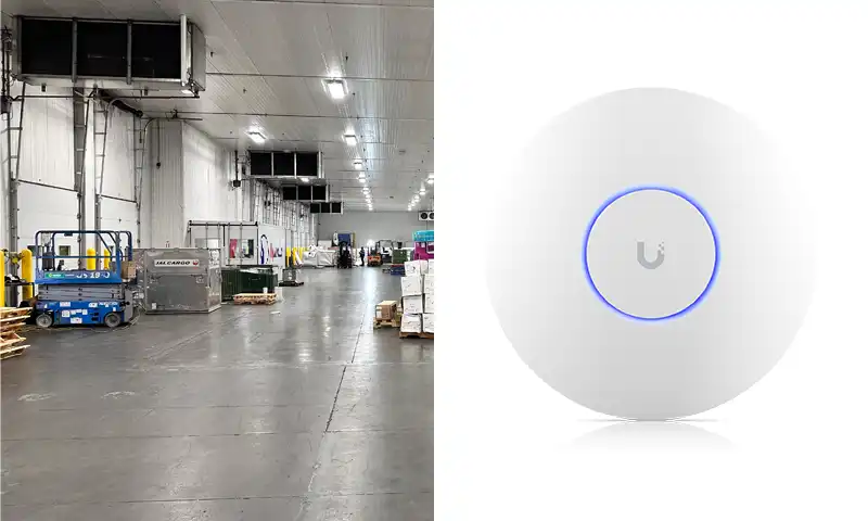 WiFi Network Installation for Cold Storage Warehouse