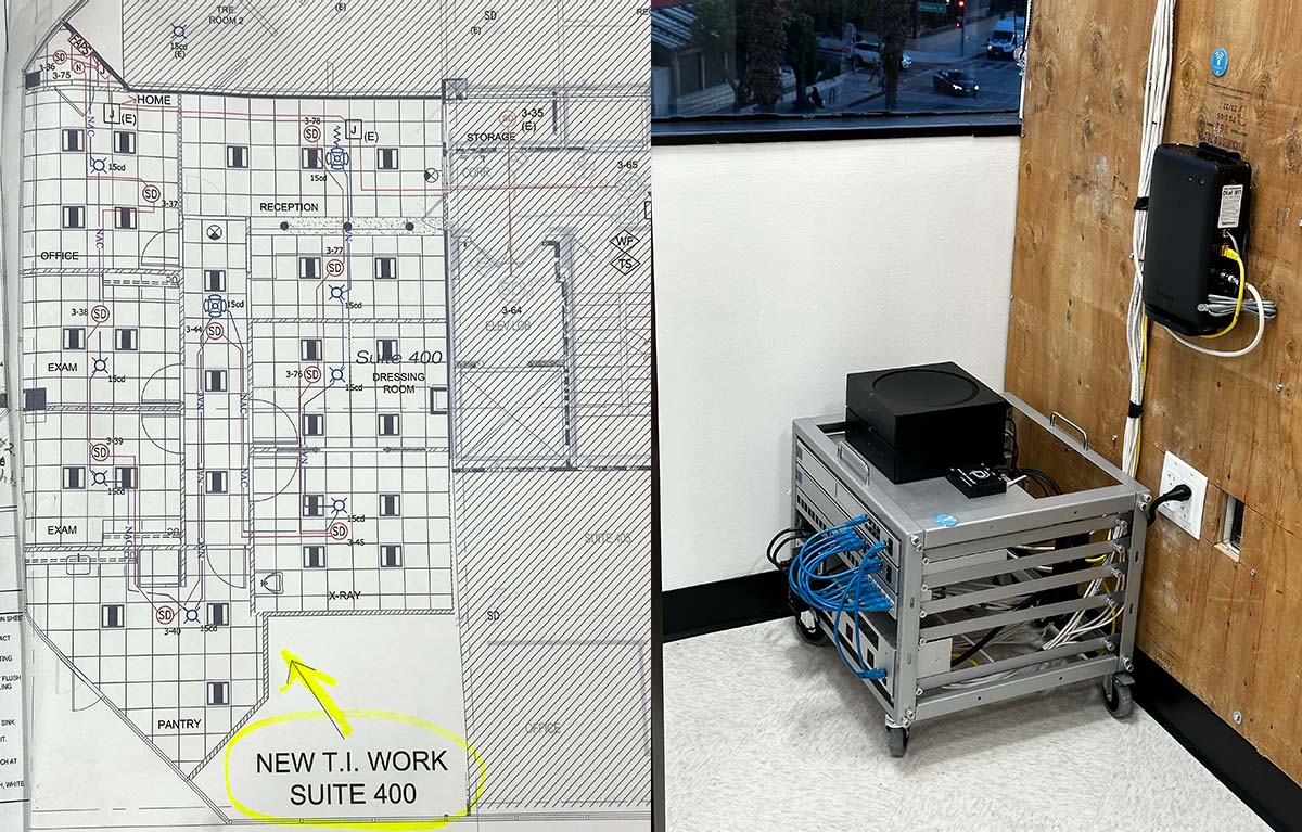 Network Installation for medical office