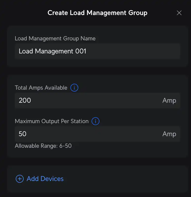 Load Management Group. UniFi EV Station.