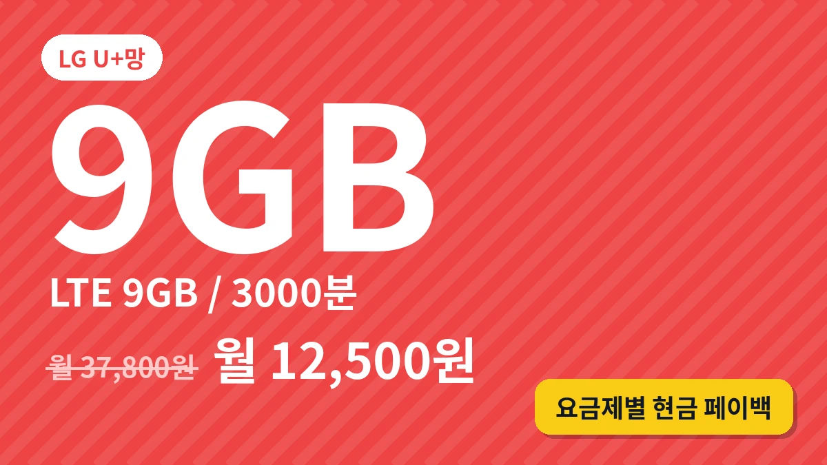 LTE (9GB/3000분)