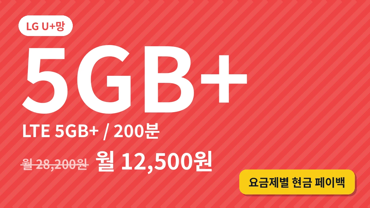 LTE (5GB+/200분)