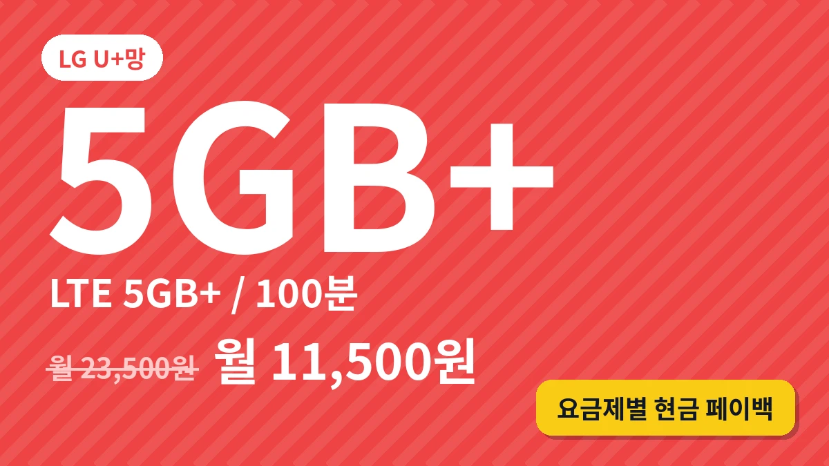 LTE (5GB+/100분)