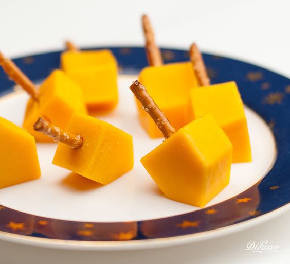 Dreidel snacks