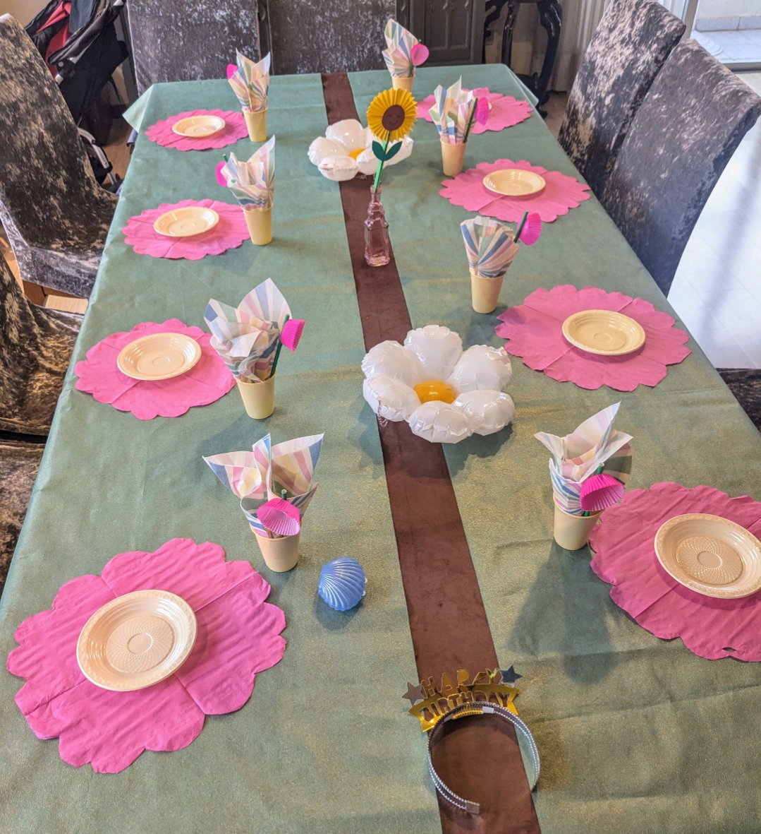 Flower bday party