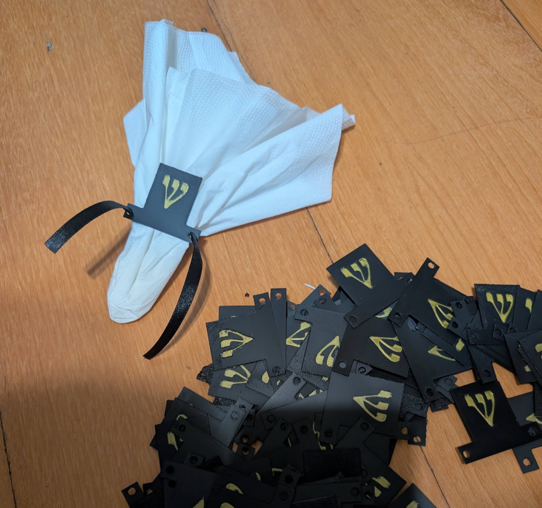 Tefilin napkin rings