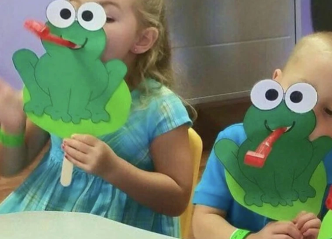Funny frogs