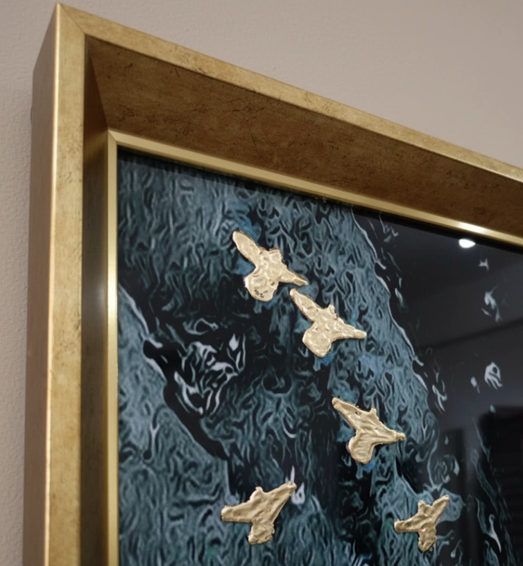 Golden birds (Dikey) - Resim 3