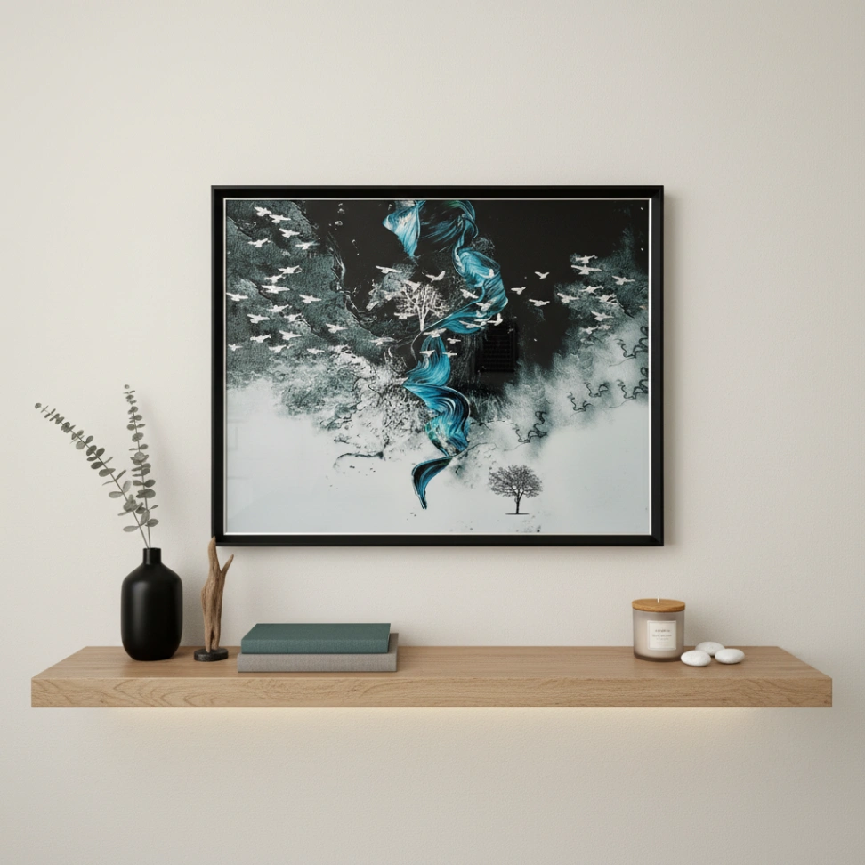 Silver birds (Yatay) - Resim 1