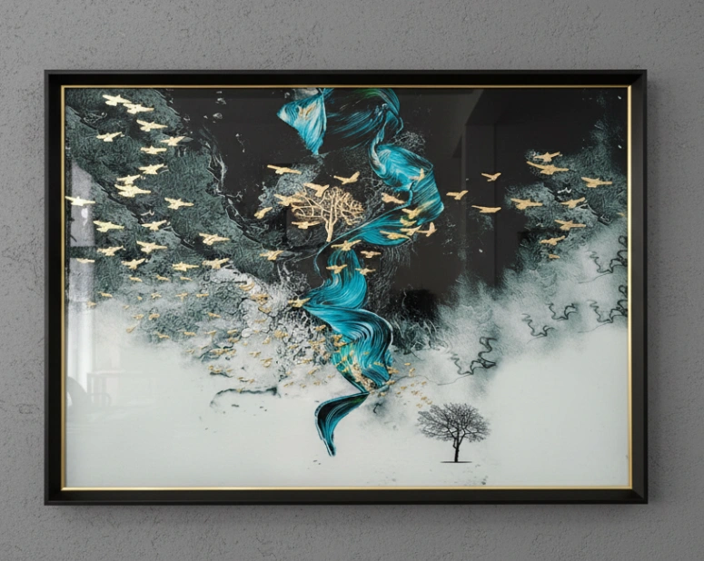 Golden birds (Yatay) - Resim 2