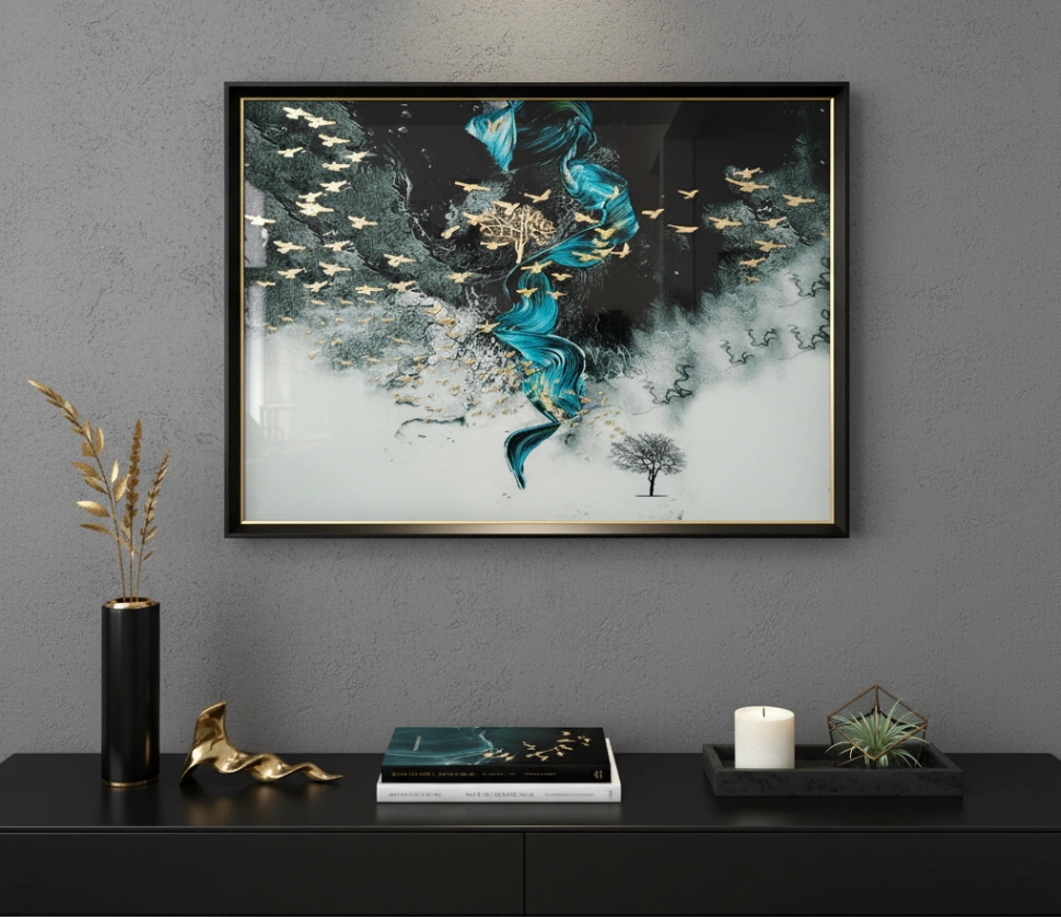 Golden birds (Yatay) - Resim 1