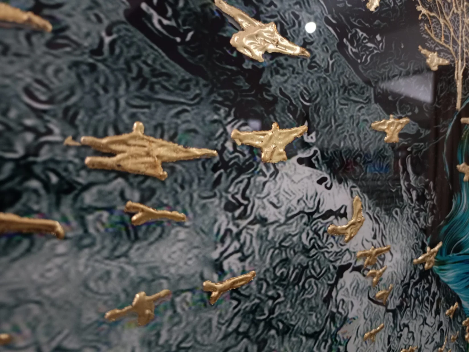 Golden birds (Yatay) - Resim 4