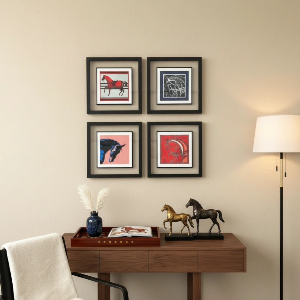 Four horses - Resim 1