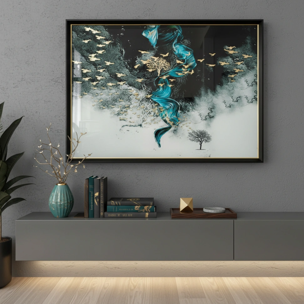 Golden birds (Yatay) - Resim 1