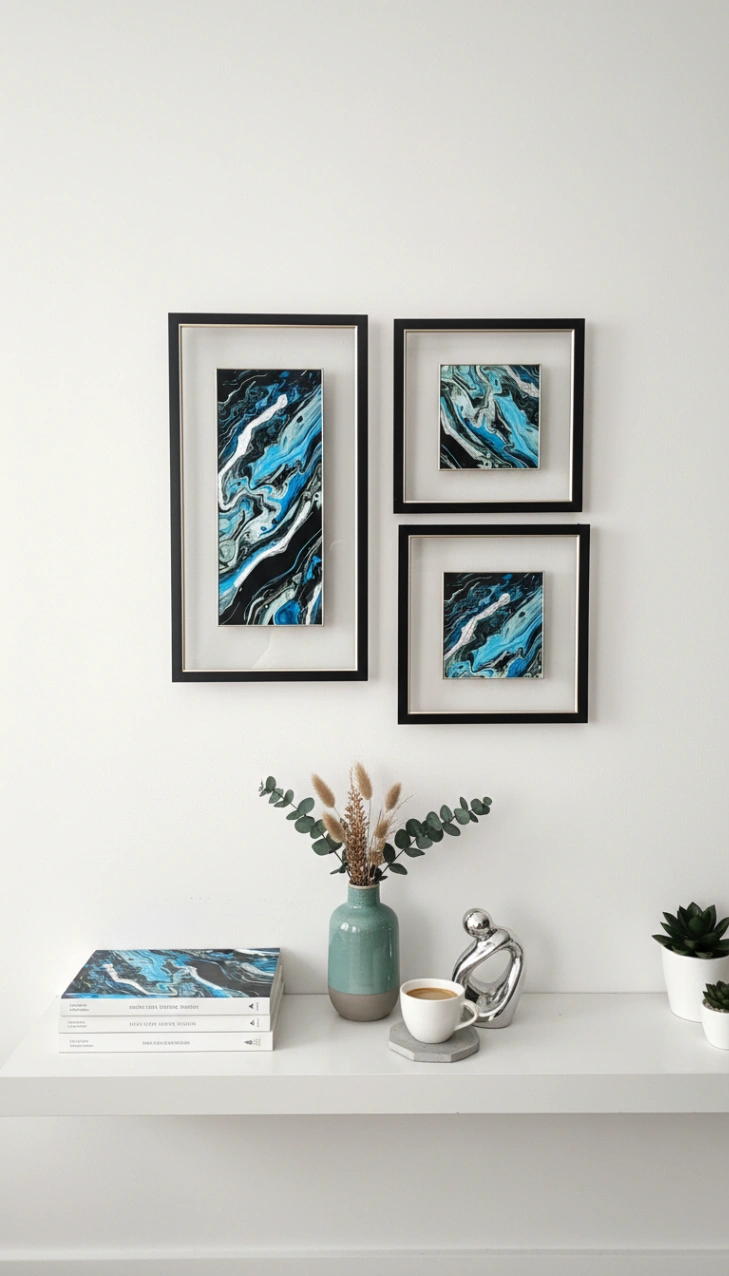 Bluish (Gümüş Renk Detaylı) - Resim 1