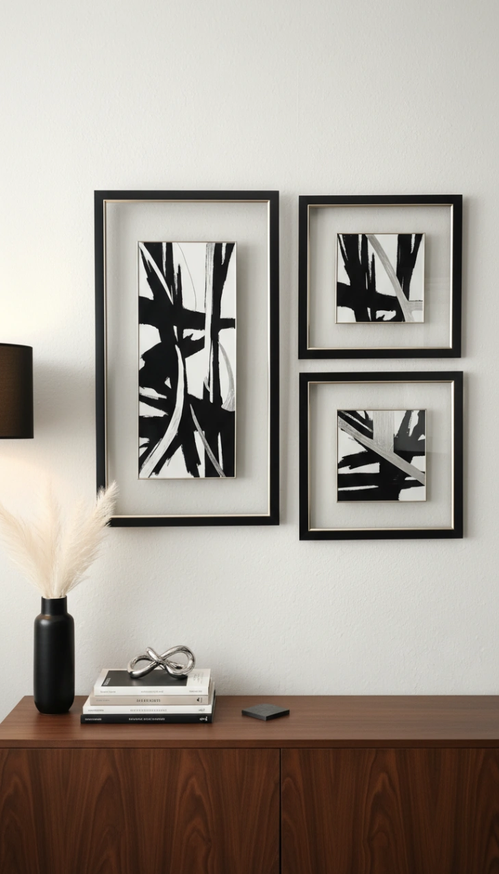 Silver line (Gümüş Renk Detaylı Çerçeve) - Resim 1