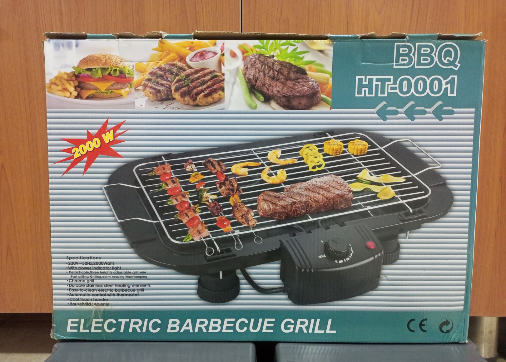 ProHeat Portable Electric Grill 