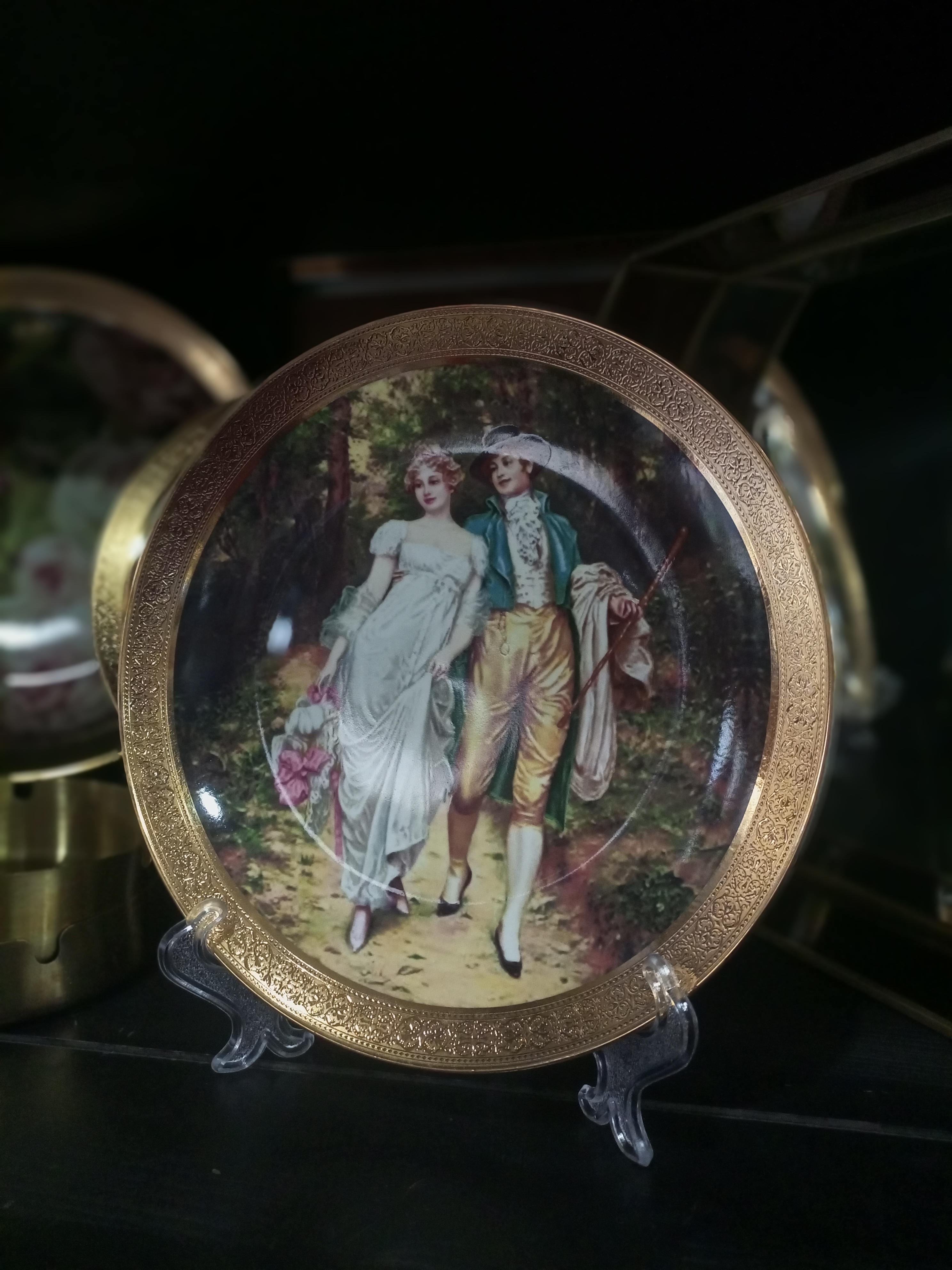 Golden Renaissance Decor Plate