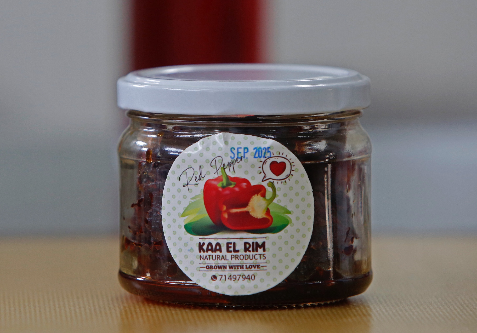 Dried bell pepper