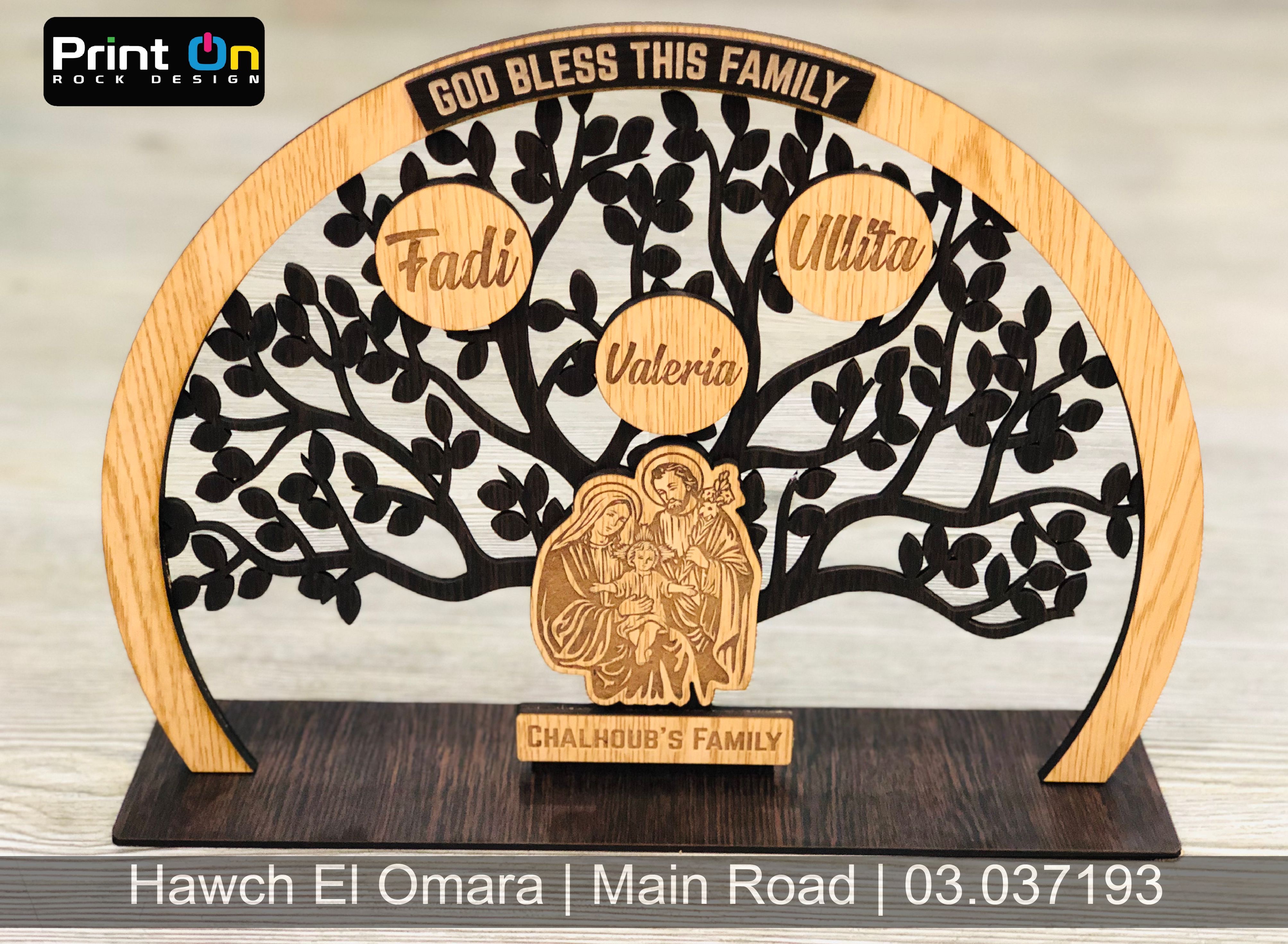 Custom family tree design