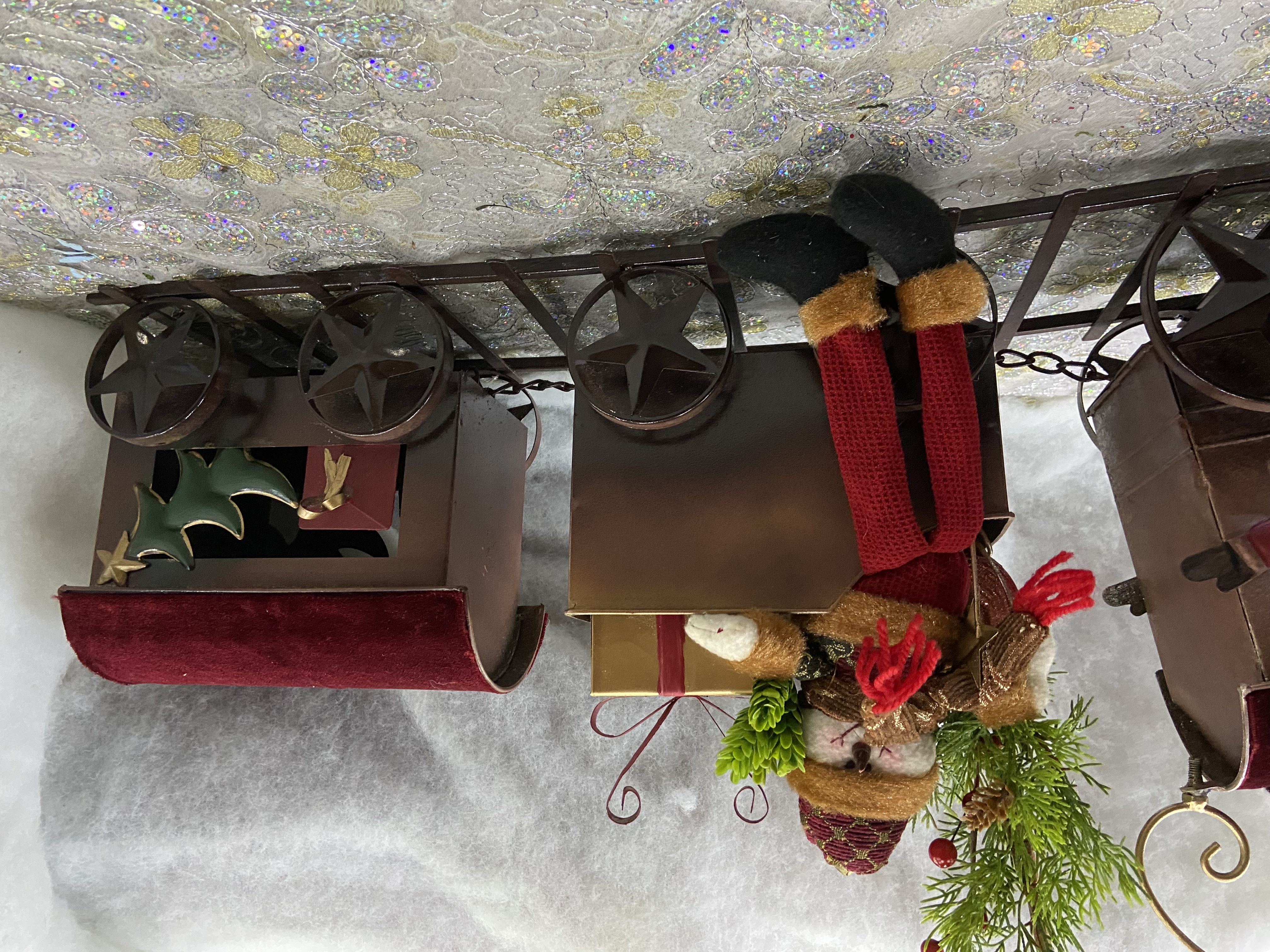 Christmas train decoration 