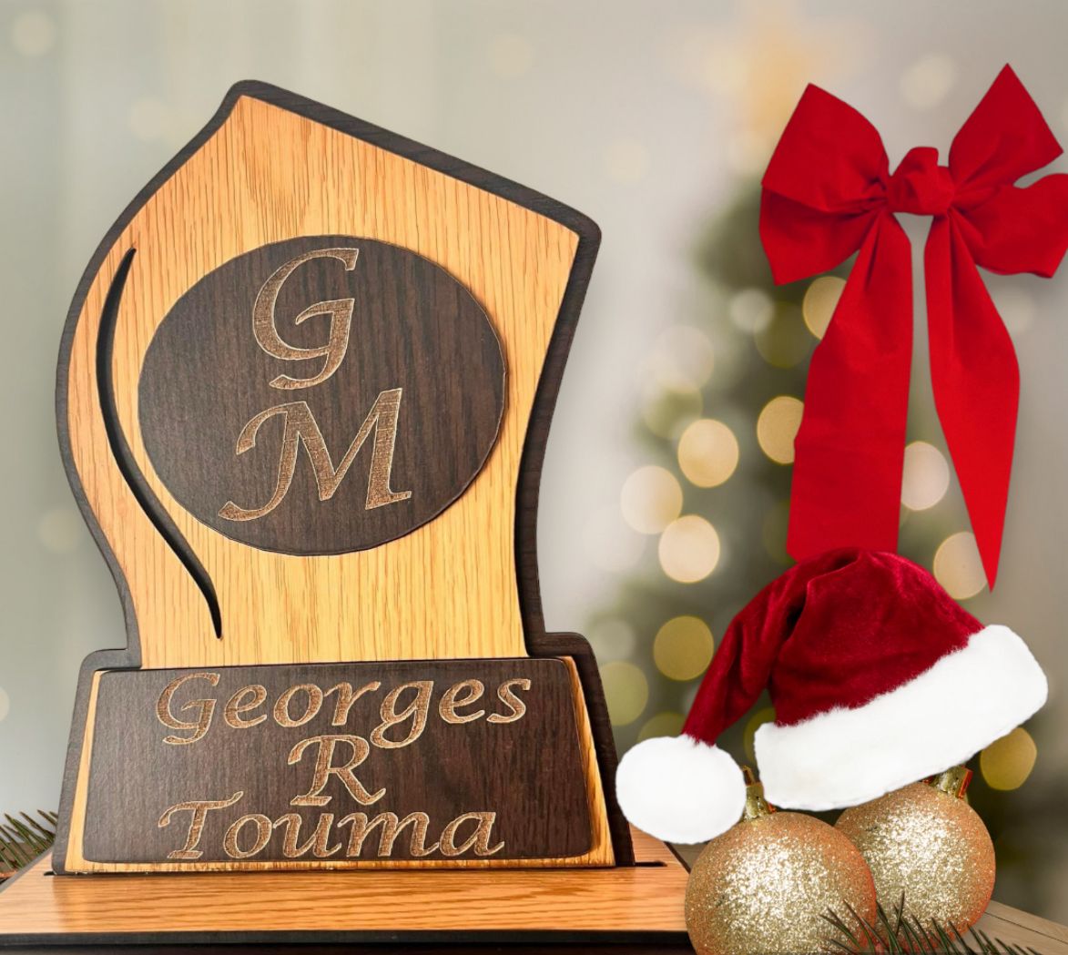 Costume Made Wooden Trophy