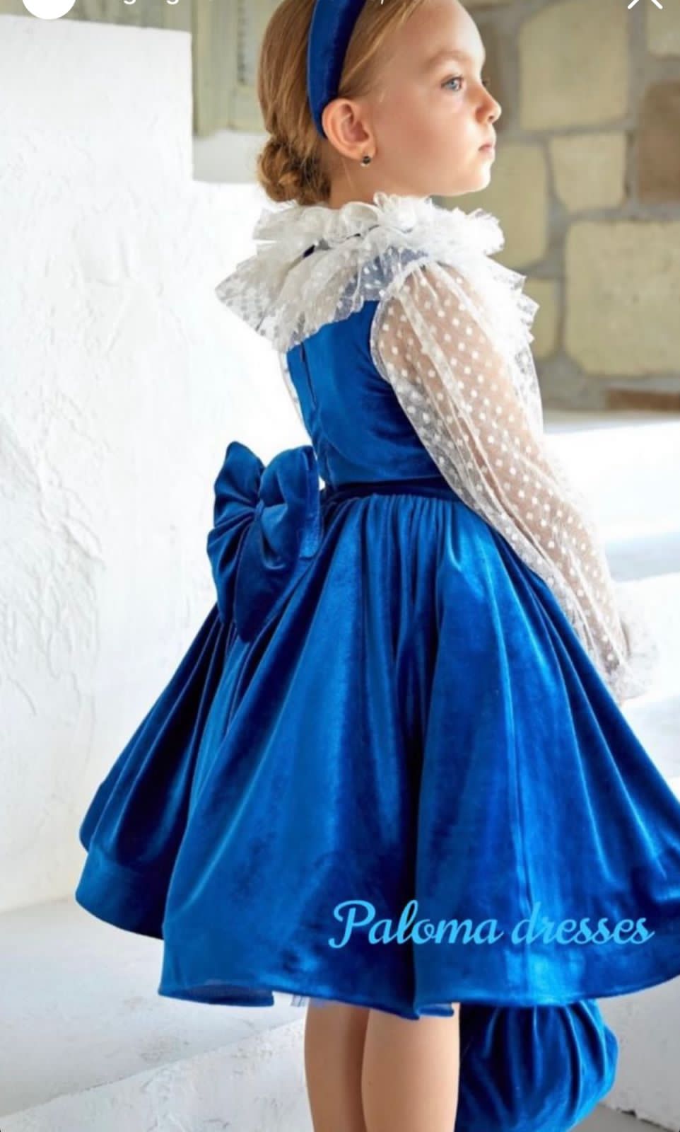 Blue dress for kids