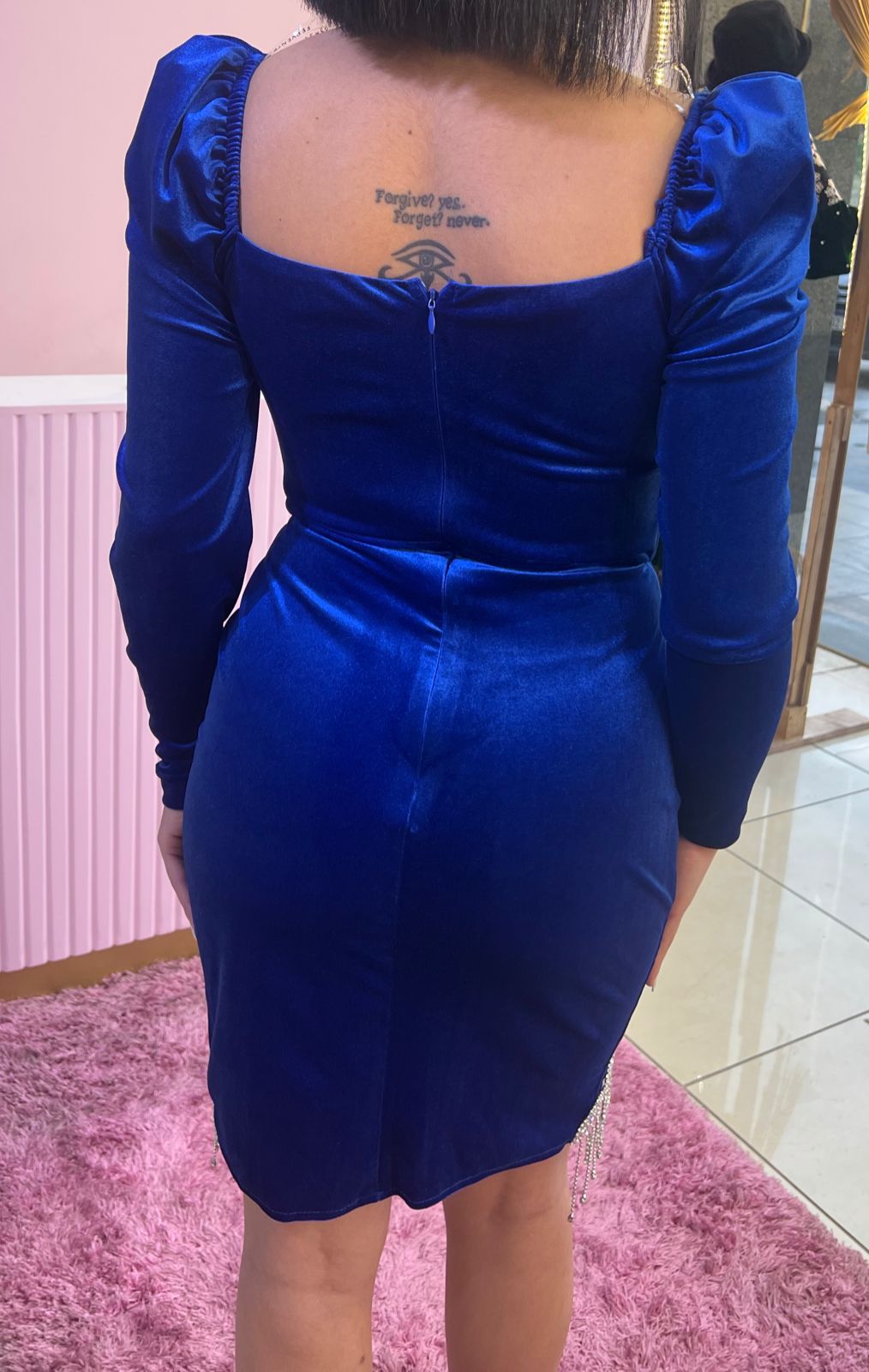 Navy blue dress