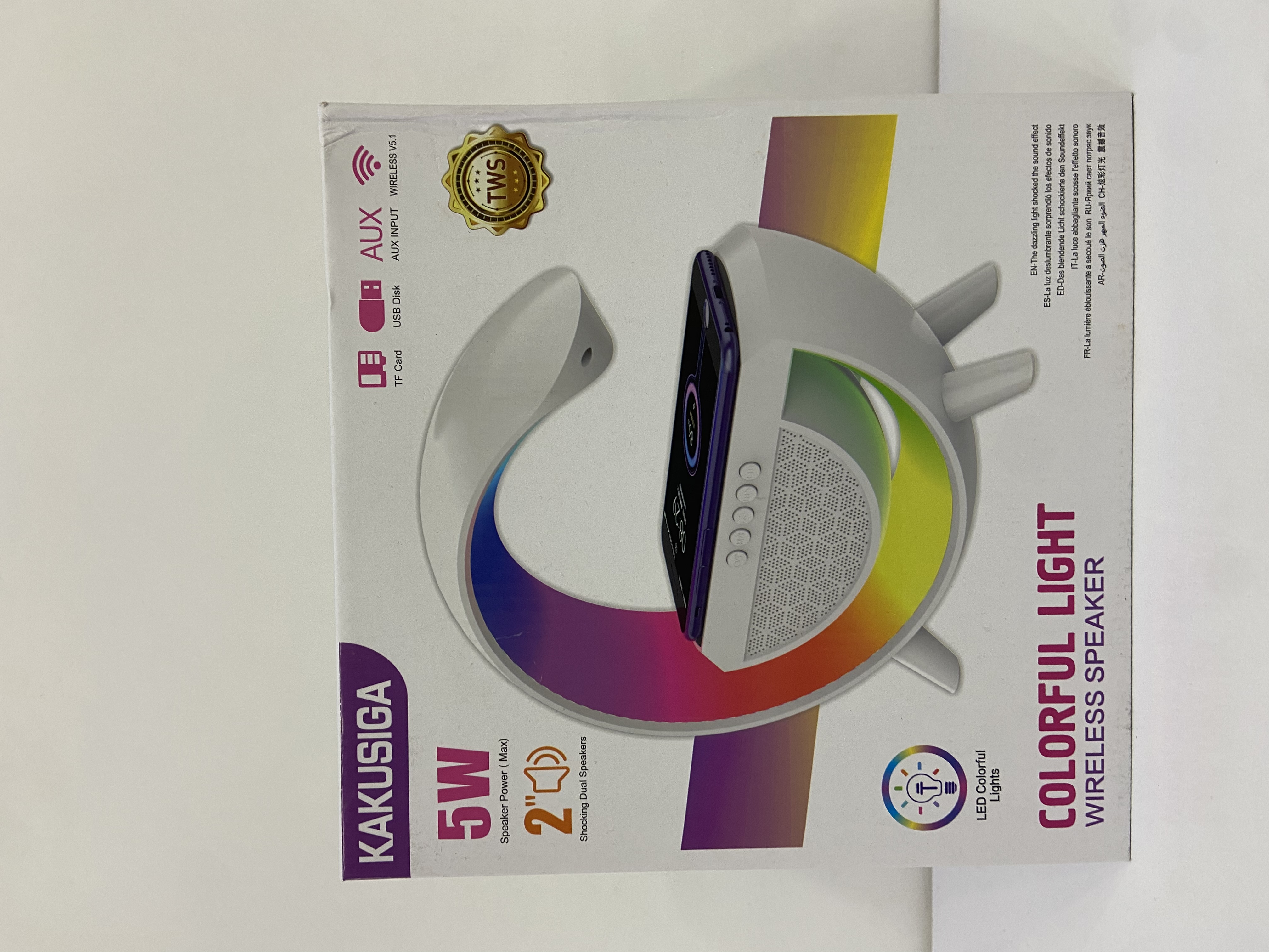 Wireless Speaker with wireless charge