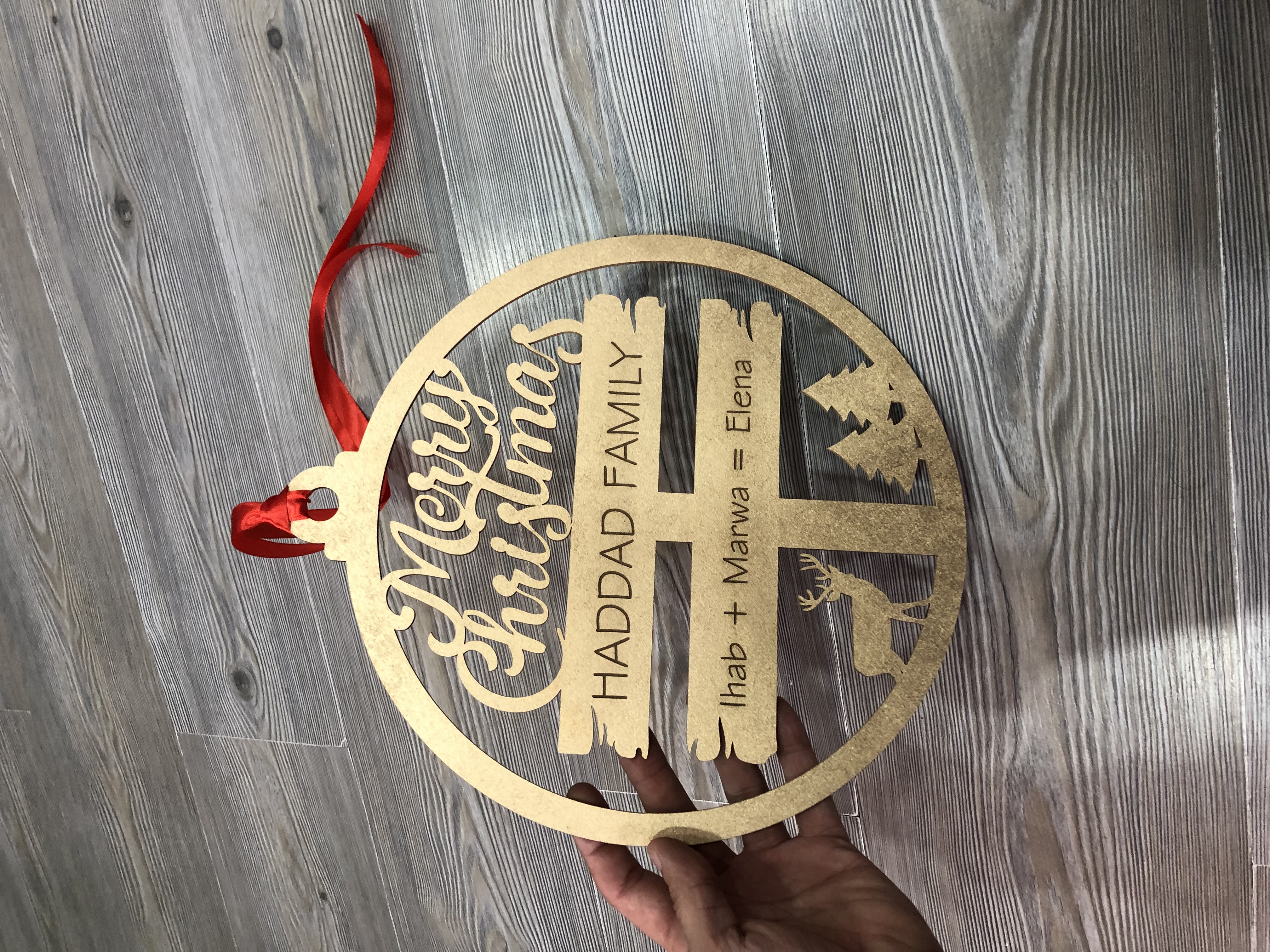 Custom Christmas ornaments 