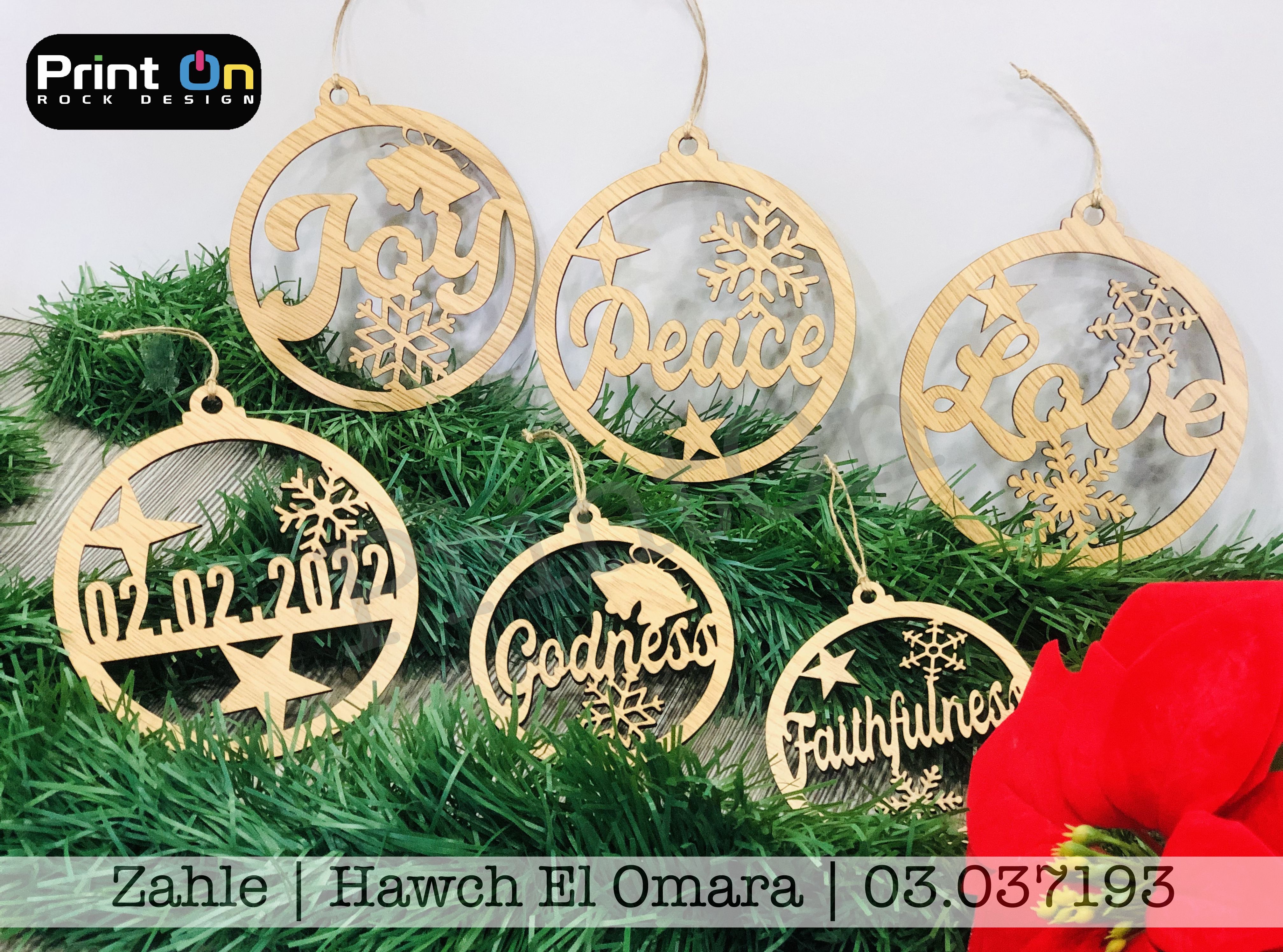 Custom Christmas ornaments 