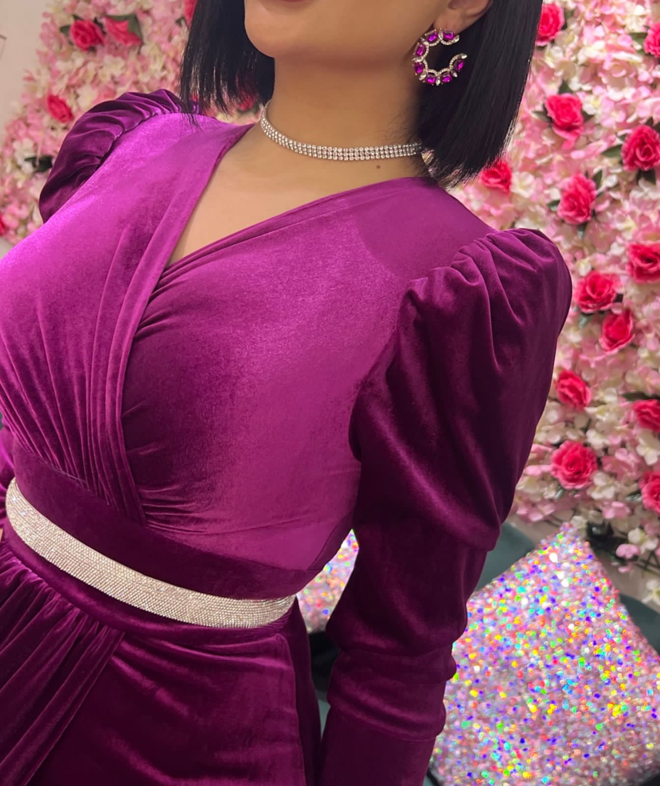 Purple dress