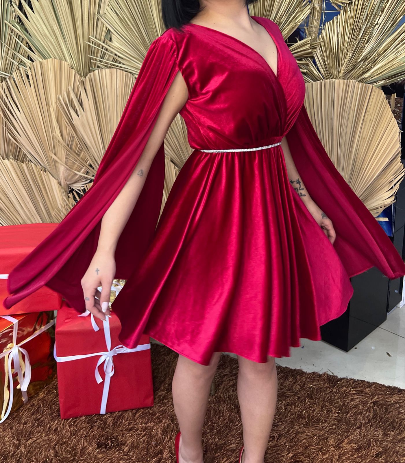 Red dress