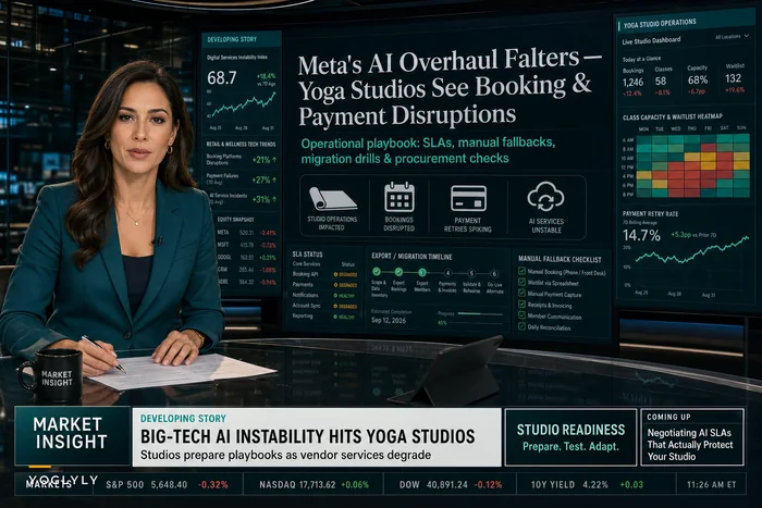 After Meta's AI Overhaul Falters: How Yoga Studios Should Rethink AI Vendors, Contracts and Fallbacks