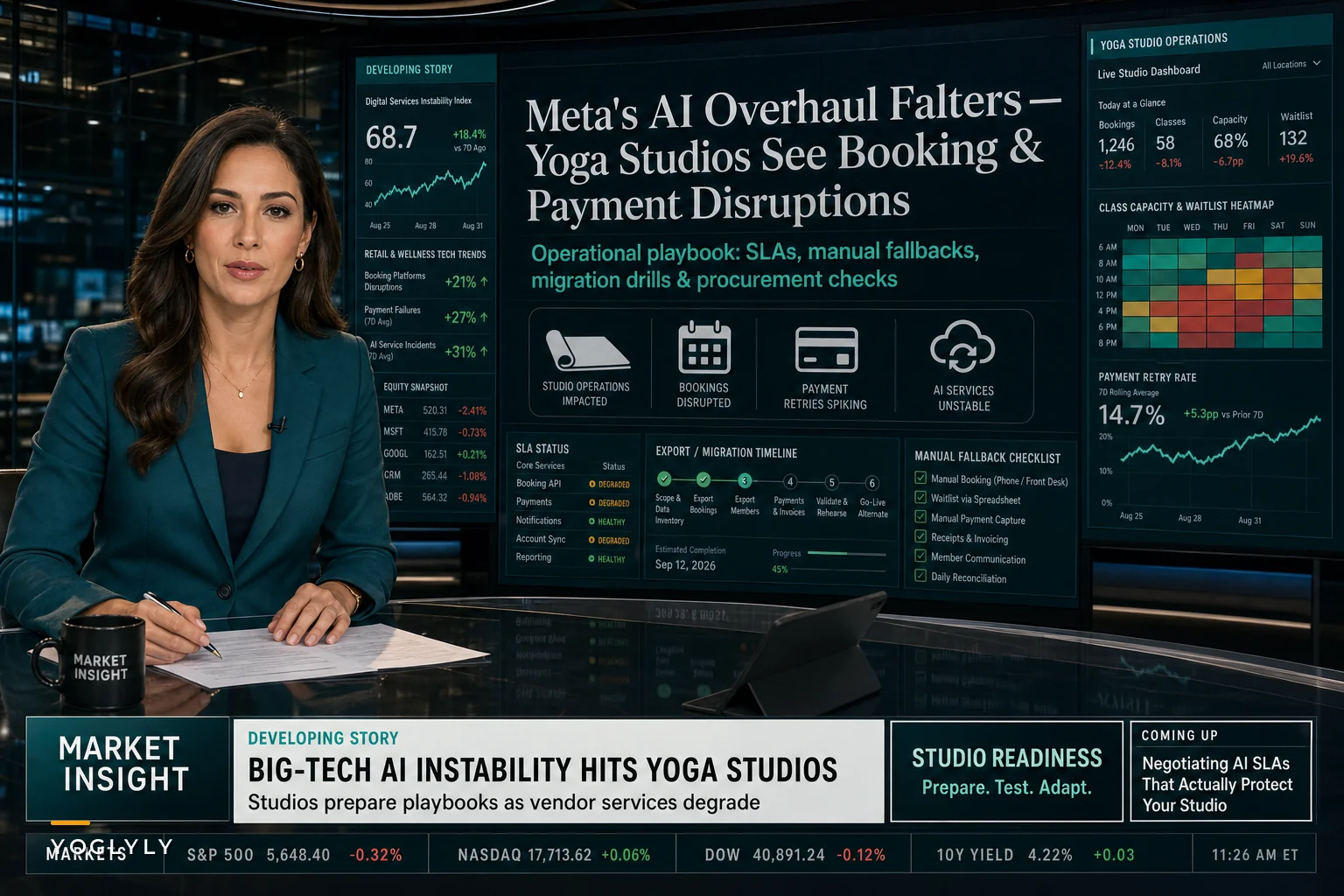 After Meta's AI Overhaul Falters: How Yoga Studios Should Rethink AI Vendors, Contracts and Fallbacks