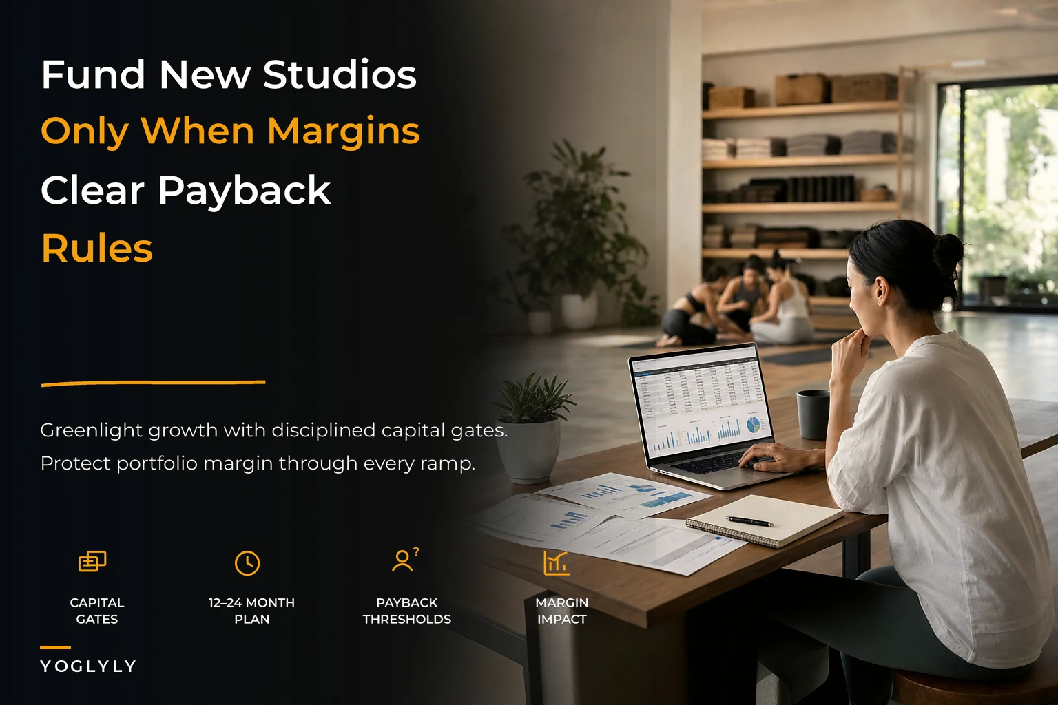 Capital planning and margin rules for studio portfolios