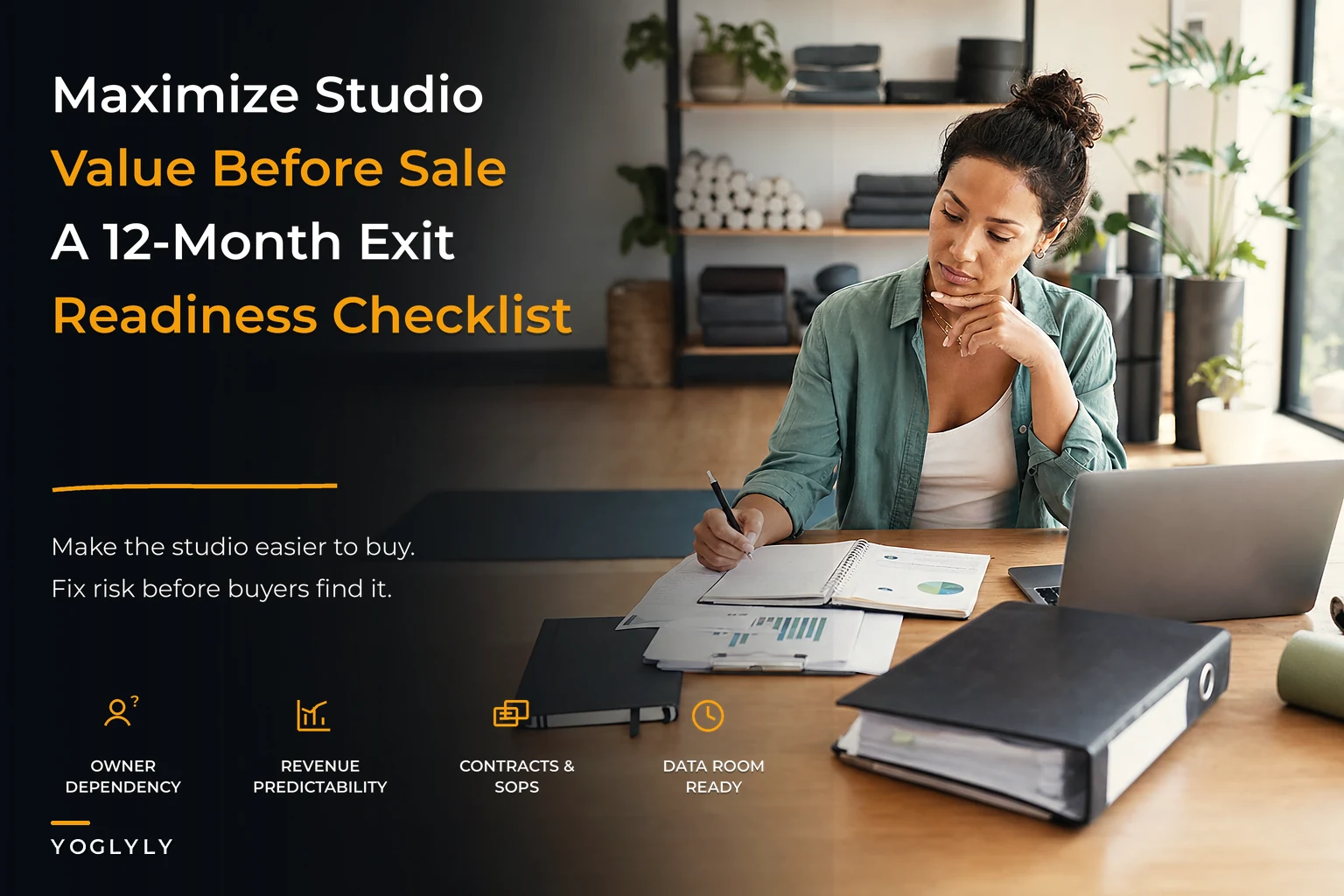 Exit readiness checklist to maximize studio valuation before sale