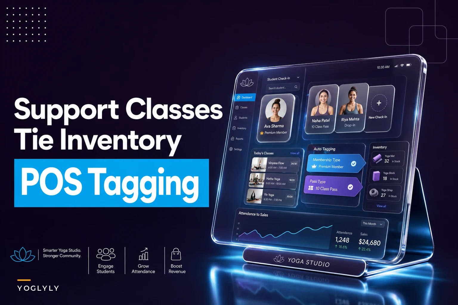 Make retail support classes, not undercut them: a POS playbook tying inventory to attendance