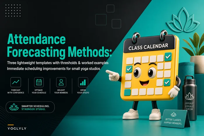 Three simple attendance-forecasting methods small studios can use