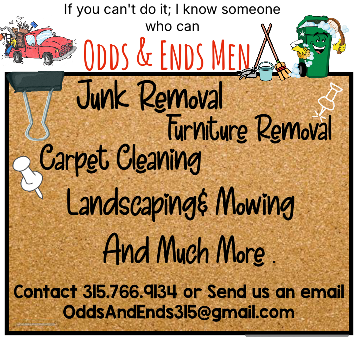 Odds And Ends Men LLC