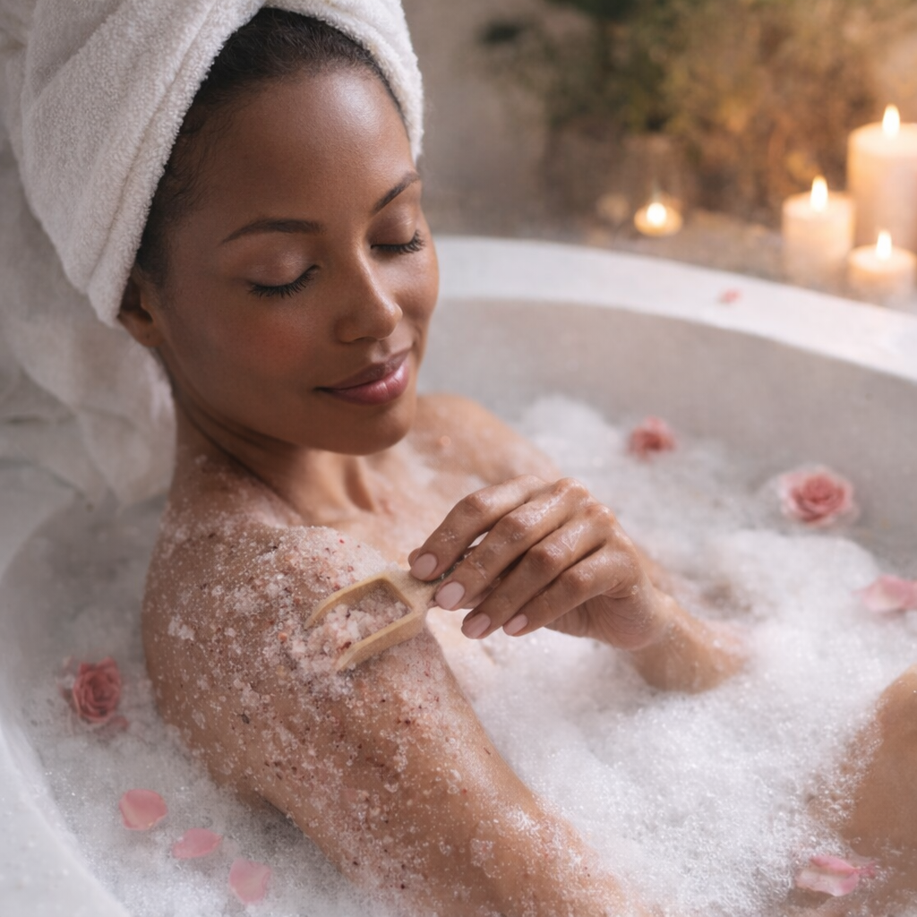 Salt Scrubs vs. Sugar Scrubs: Why We Choose Himalayan Pink Salt (and Keep Our Scrubs Waterless)