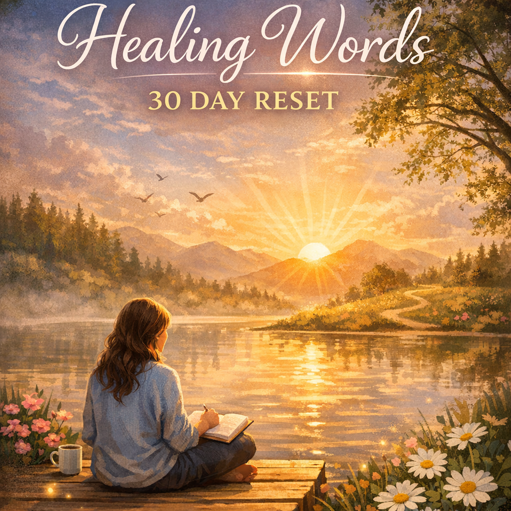The Healing Words 30 Day Reset: Transform Your Life Through Reflective Writing