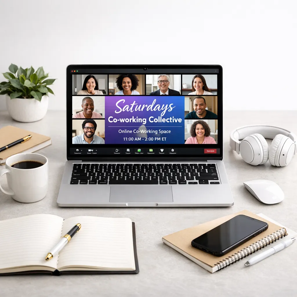 Saturday Accountability Co-Working for Founders: Unlock Your Momentum Together