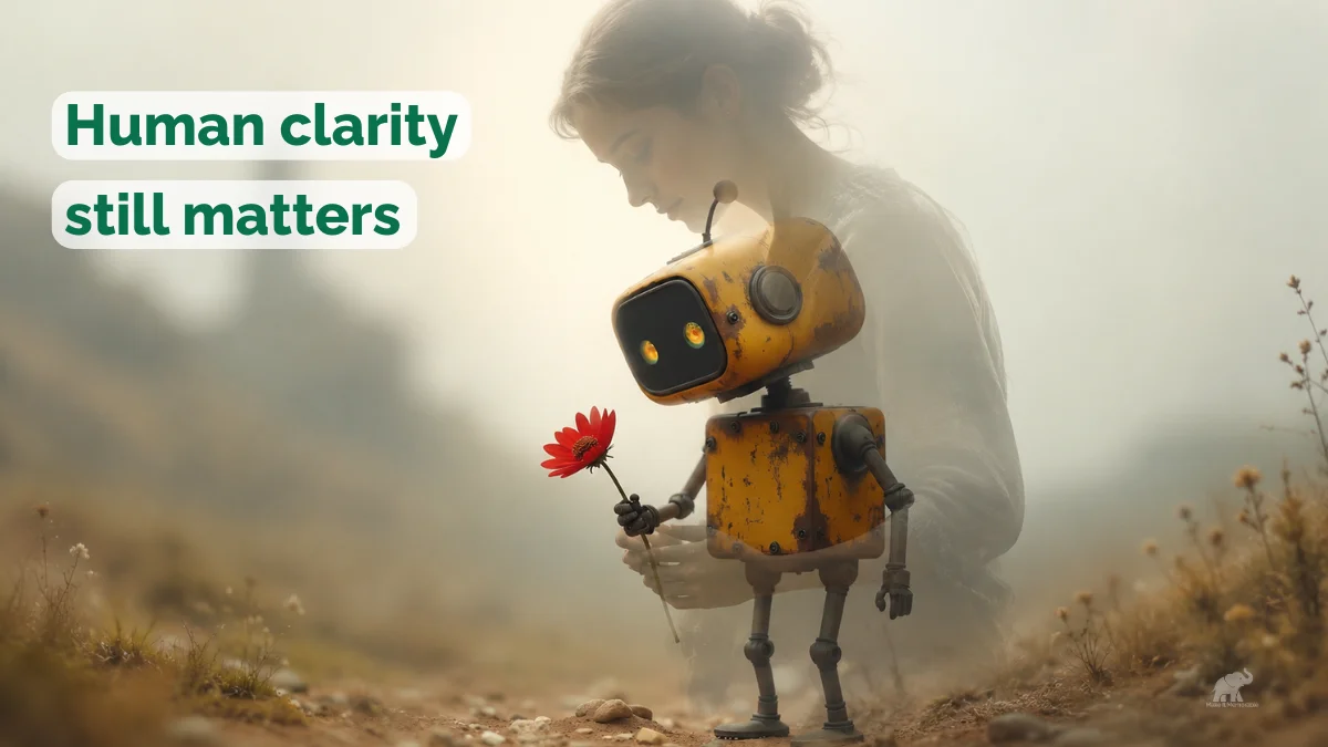 AI Can Create More Marketing. Human Clarity Helps People Care.