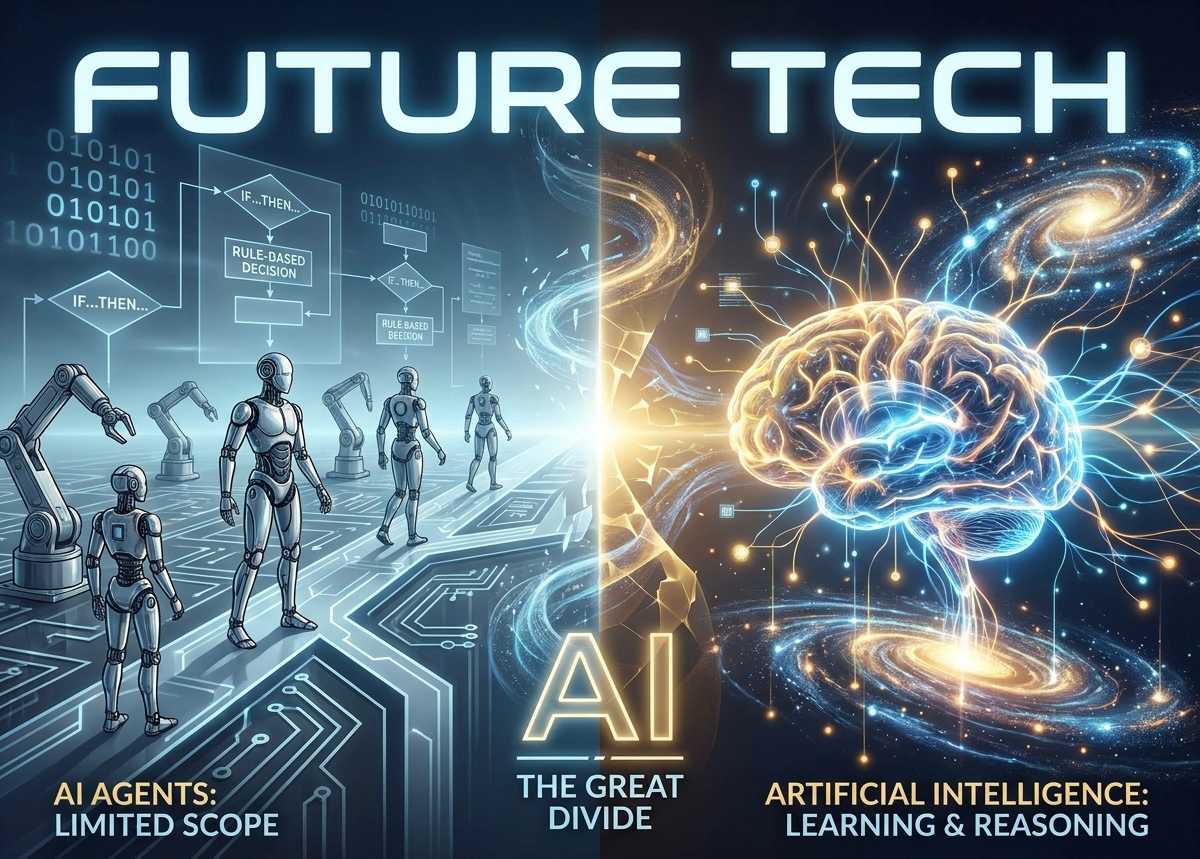 7 Reasons Why AI Agents Are Not Artificial Intelligence (and Why That Distinction Matters)