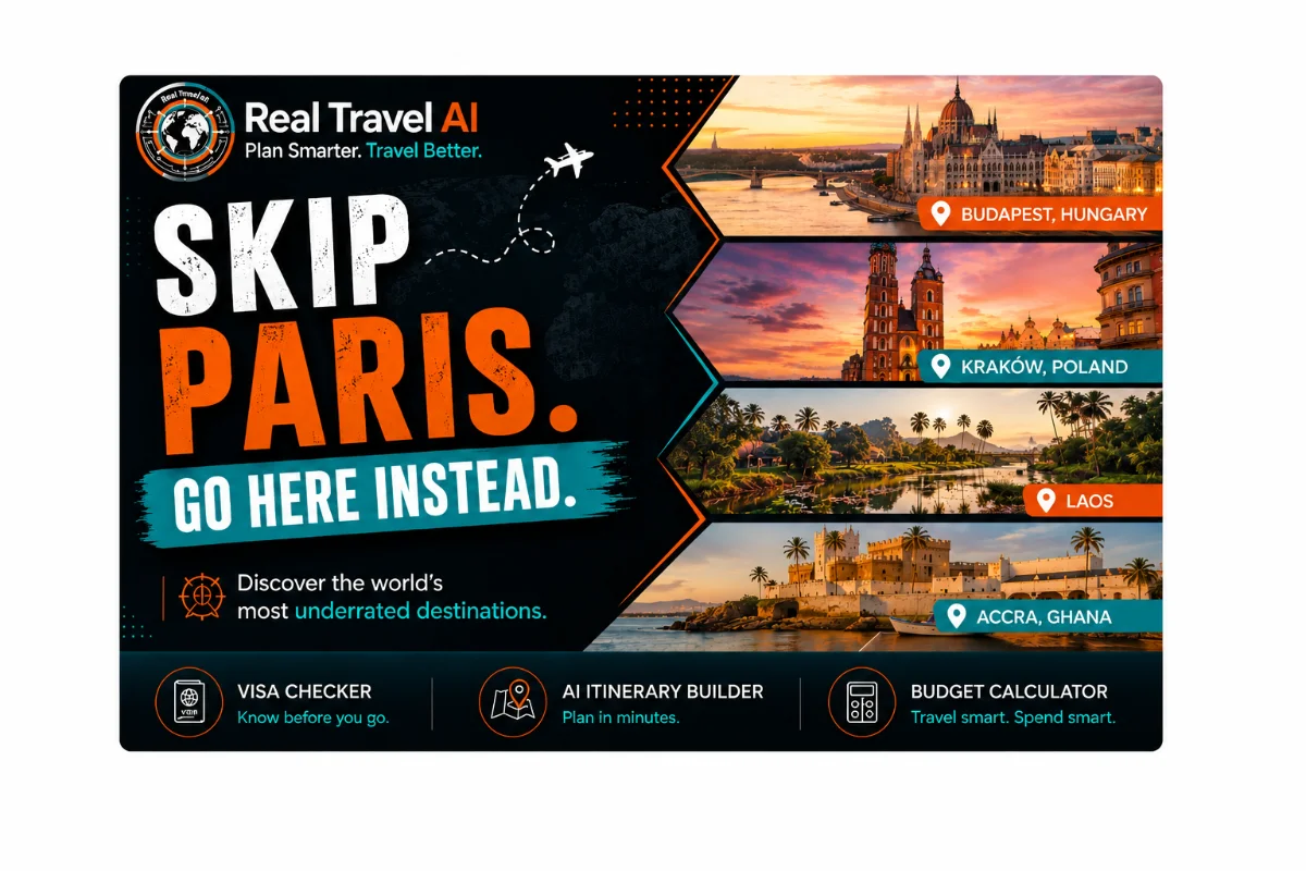 Everyone Is Skipping Paris… Here’s Where Smart Travelers Are Going Instead