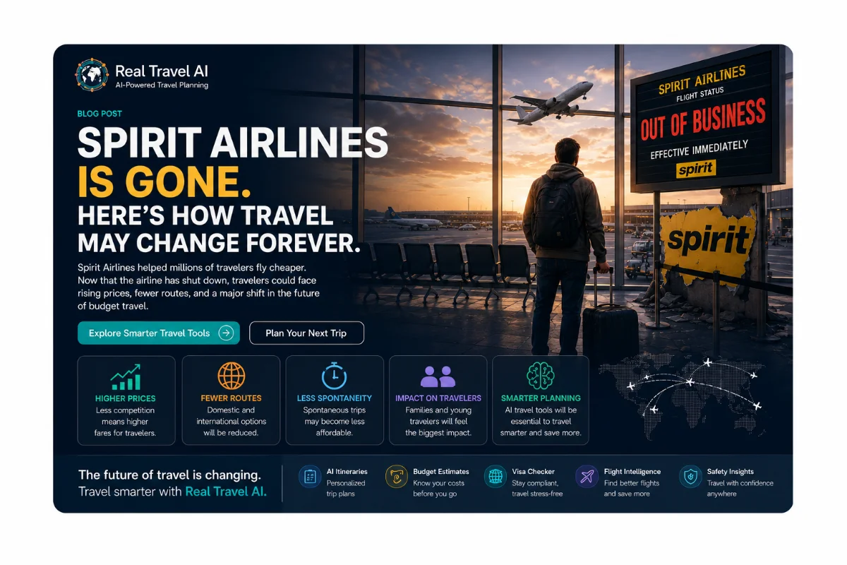 Spirit Airlines Is Gone — Here’s How Travel May Change Forever