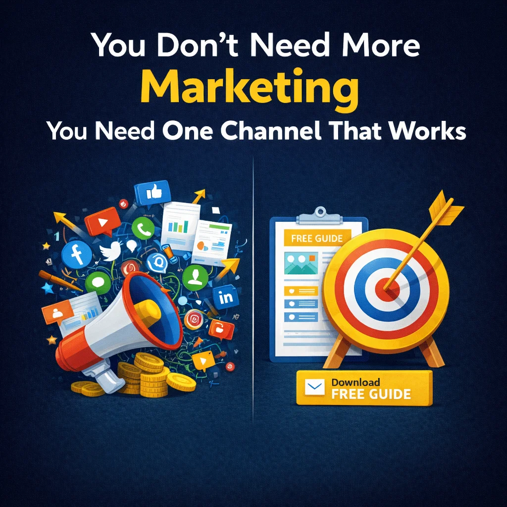 You Don’t Need More Marketing: You Need One Channel That Works