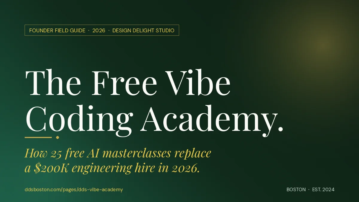 The Free Vibe Coding Academy: How 25 Free AI Masterclasses Can Replace a $200K Engineering Hire in 2026