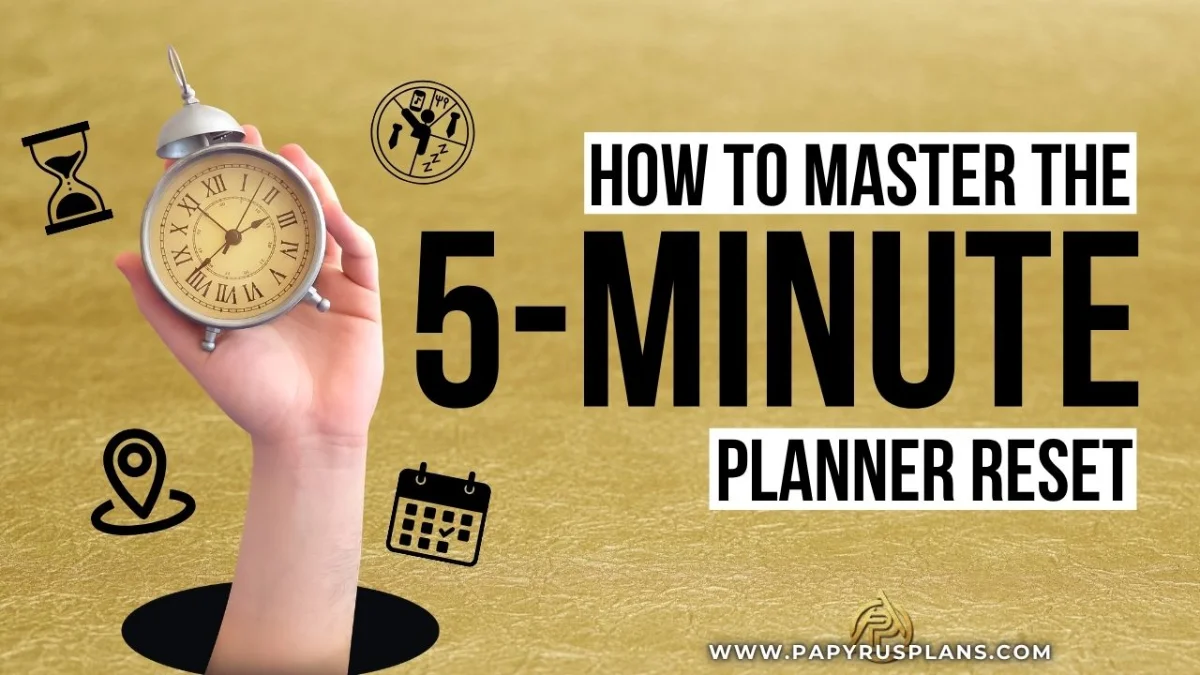 The 5-Minute Reset That Changes Your Week